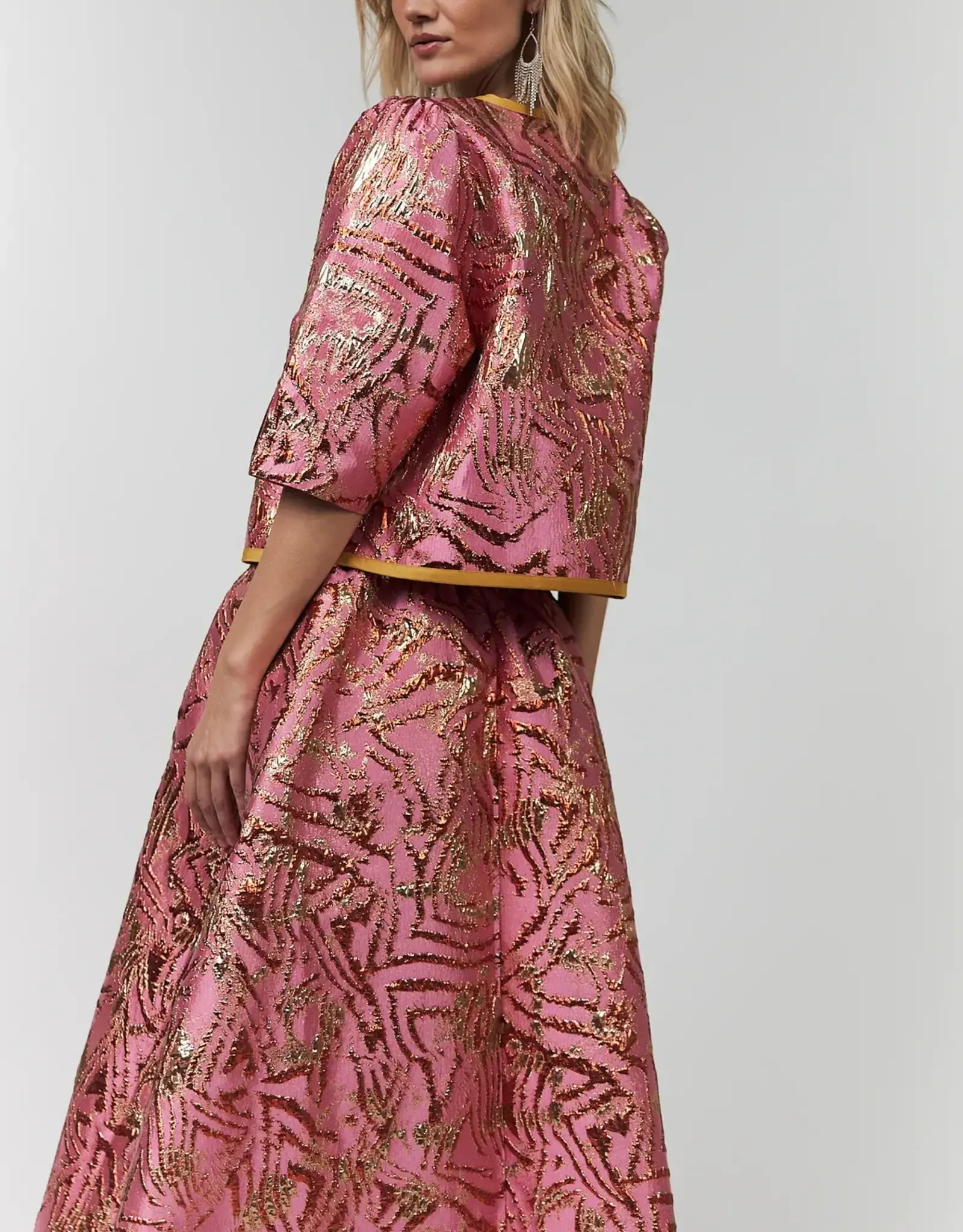 Lollys Laundry Short Jacket 'Trine' - Pink - Lollys Laundry