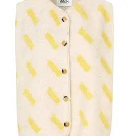 Lollys Laundry Bodywarmer 'Jace' - Light Yellow - Lollys Laundry