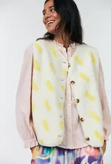 Lollys Laundry Bodywarmer 'Jace' - Light Yellow - Lollys Laundry