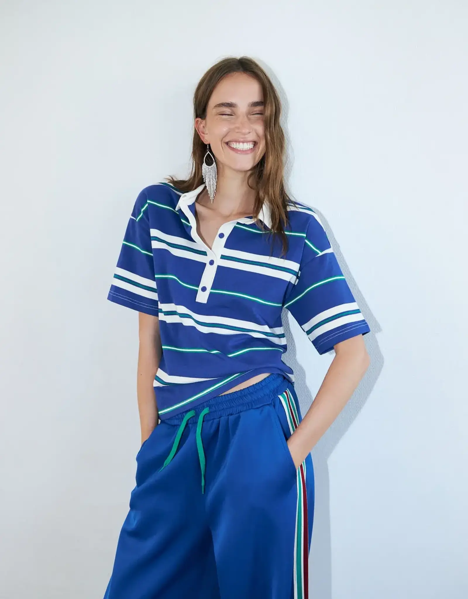 Lollys Laundry Polo 'Ulma' - Blue - Lollys Laundry