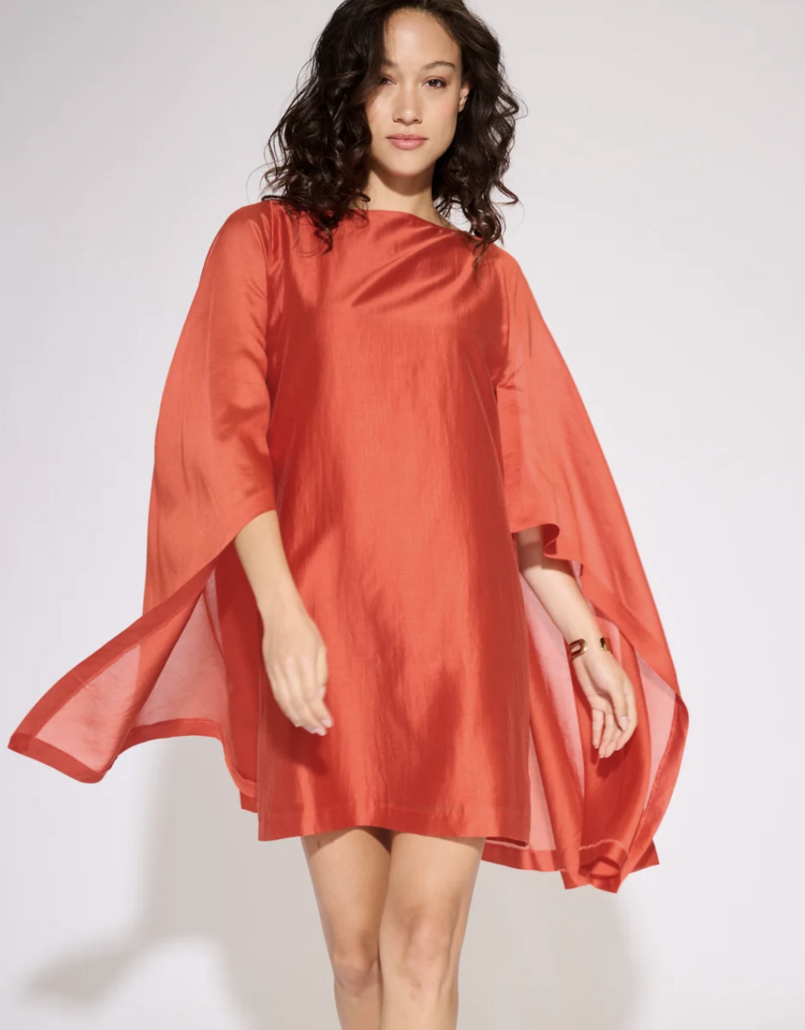 Bô-Dôme Jurk 'Karen' - Burnt Orange  - Bô-Dôme