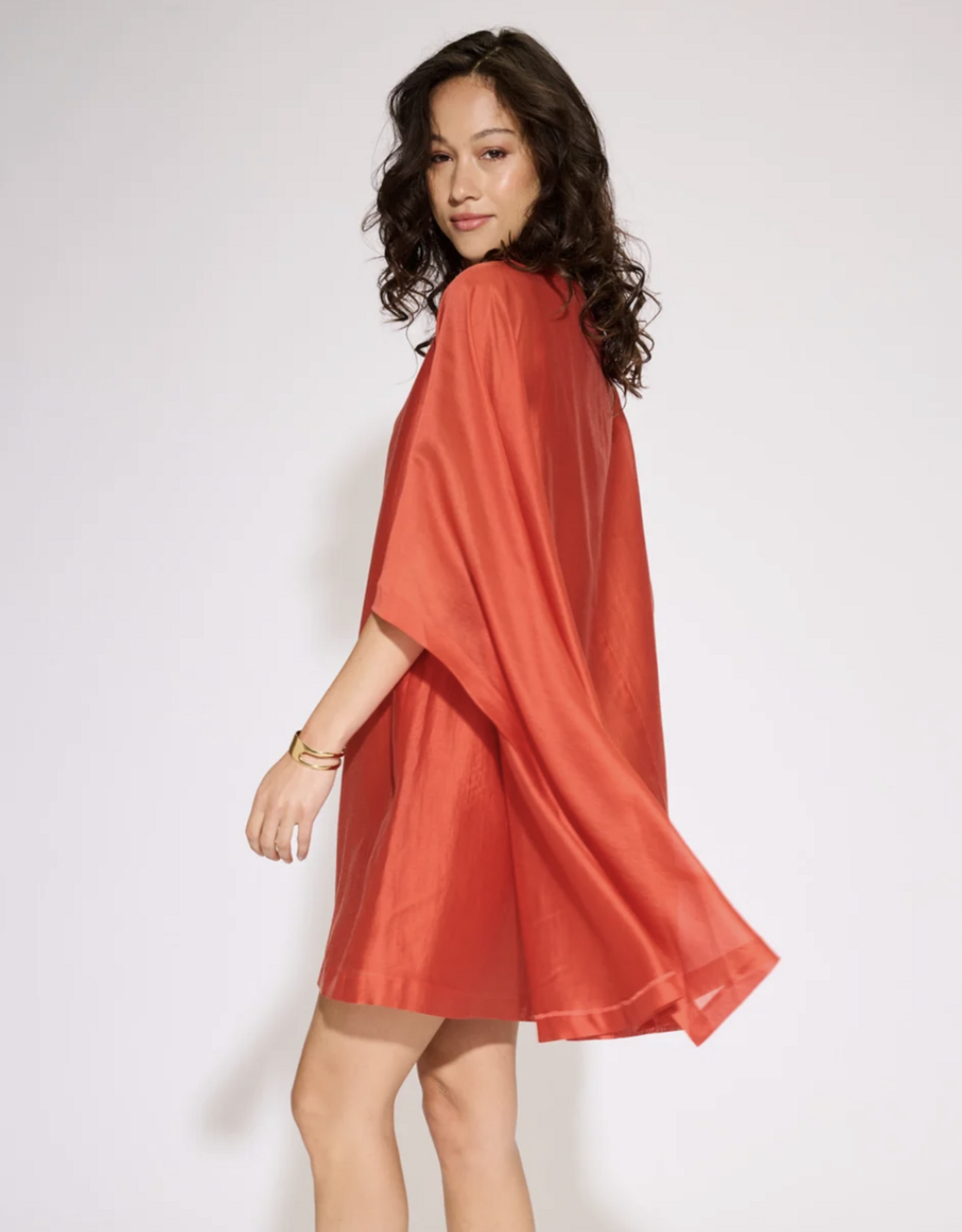 Bô-Dôme Jurk 'Karen' - Burnt Orange  - Bô-Dôme