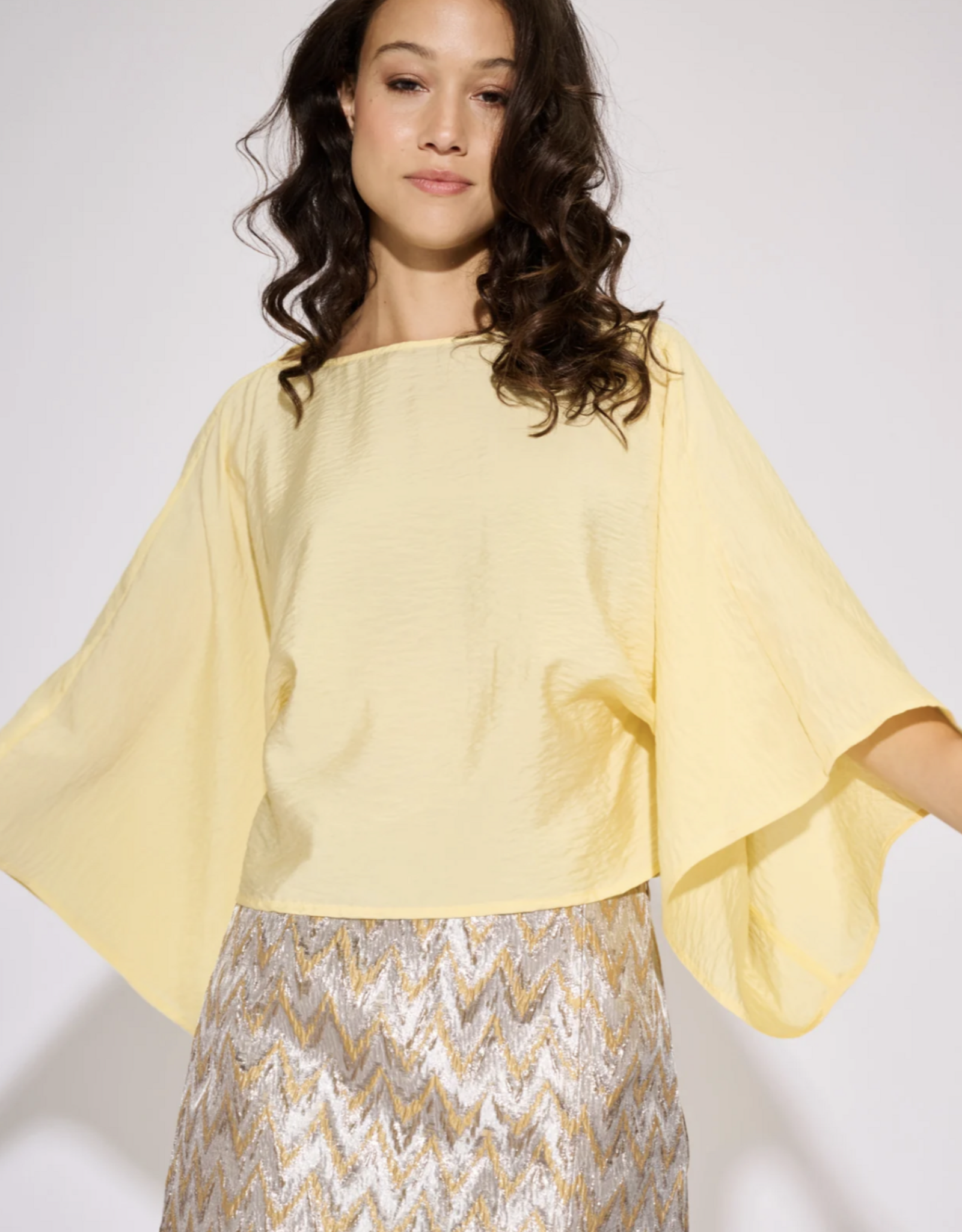 Bô-Dôme Blouse 'Eve' - Yellow  - Bô-Dôme