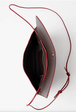 Anne Kurz Clutch Glanzend Nappa - Bordeaux