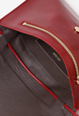 Anne Kurz Clutch Glanzend Nappa - Bordeaux