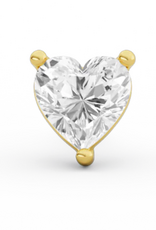 Billion Avenue Heart Earring - Gold - Billion Avenue