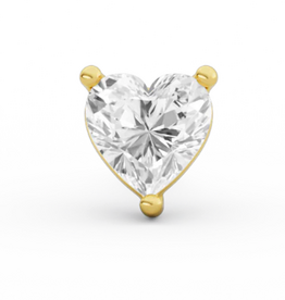 Billion Avenue Heart Earring - Gold - Billion Avenue