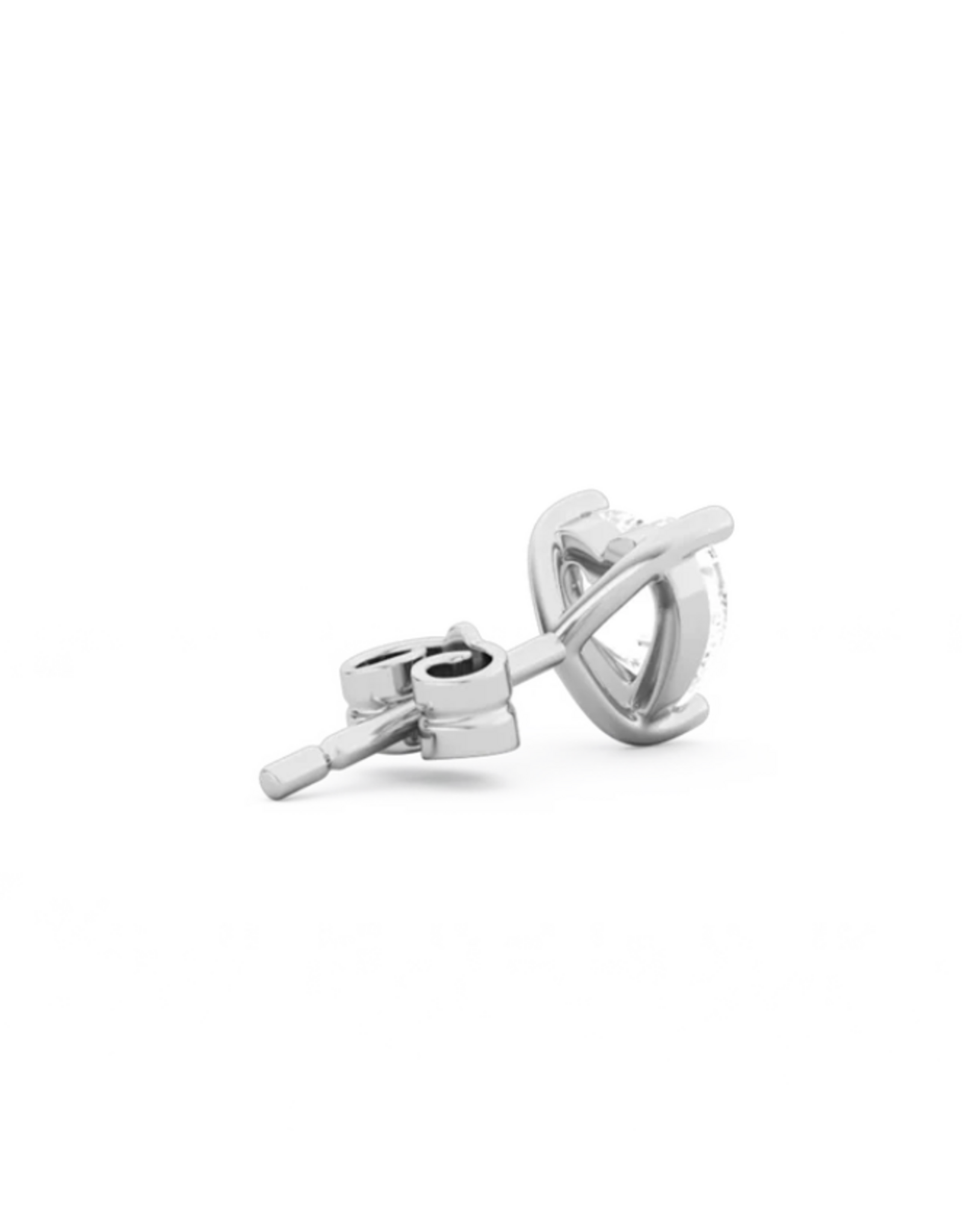 Billion Avenue Heart Earring - Silver - Billion Avenue