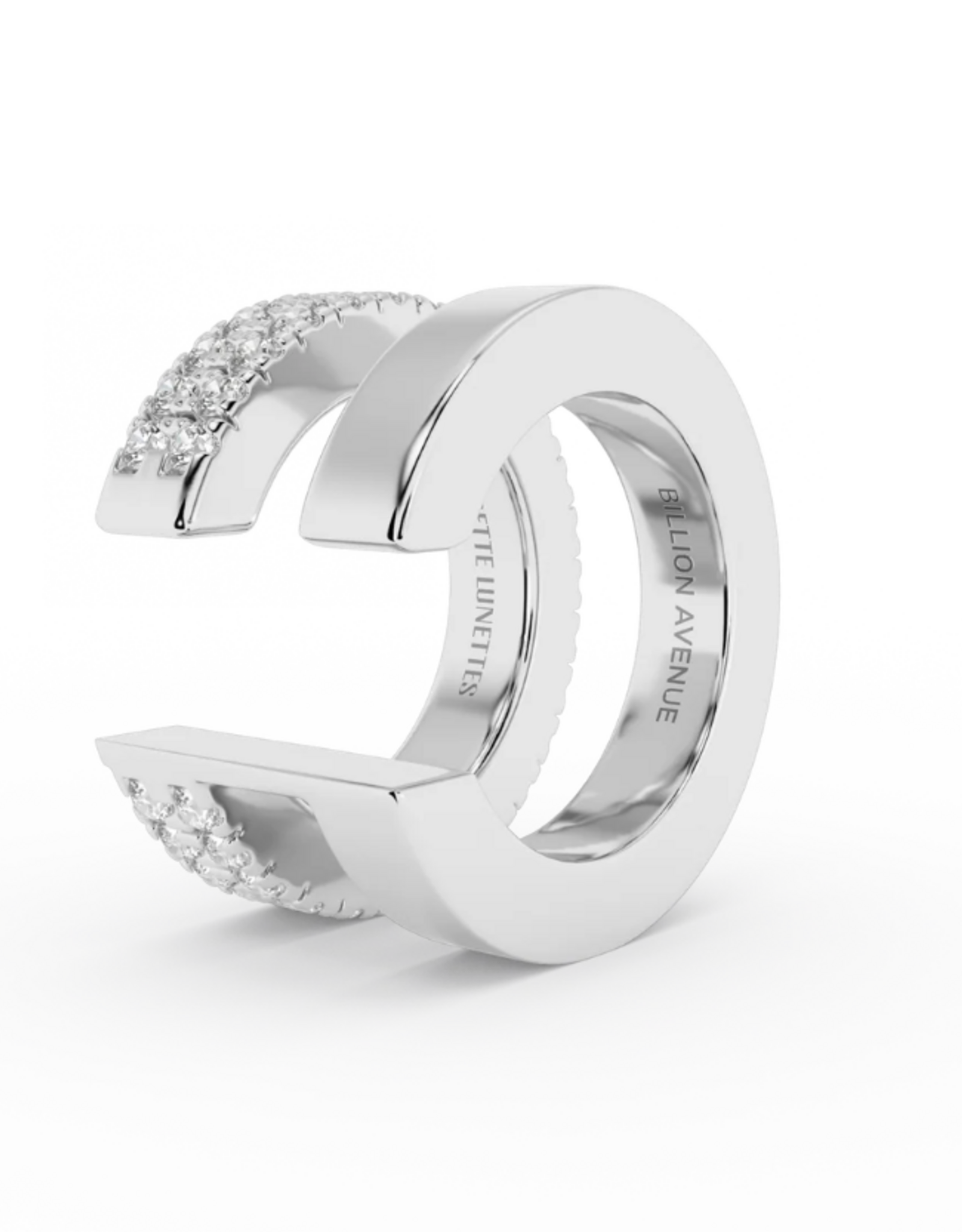 Billion Avenue OL Double Earcuff  - Silver - Billion Avenue