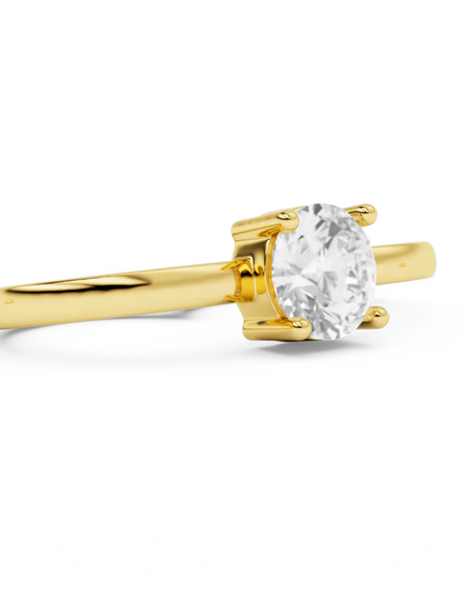 Billion Avenue Ring  Solitaire 'Gaya' - Gold - Billion Avenue
