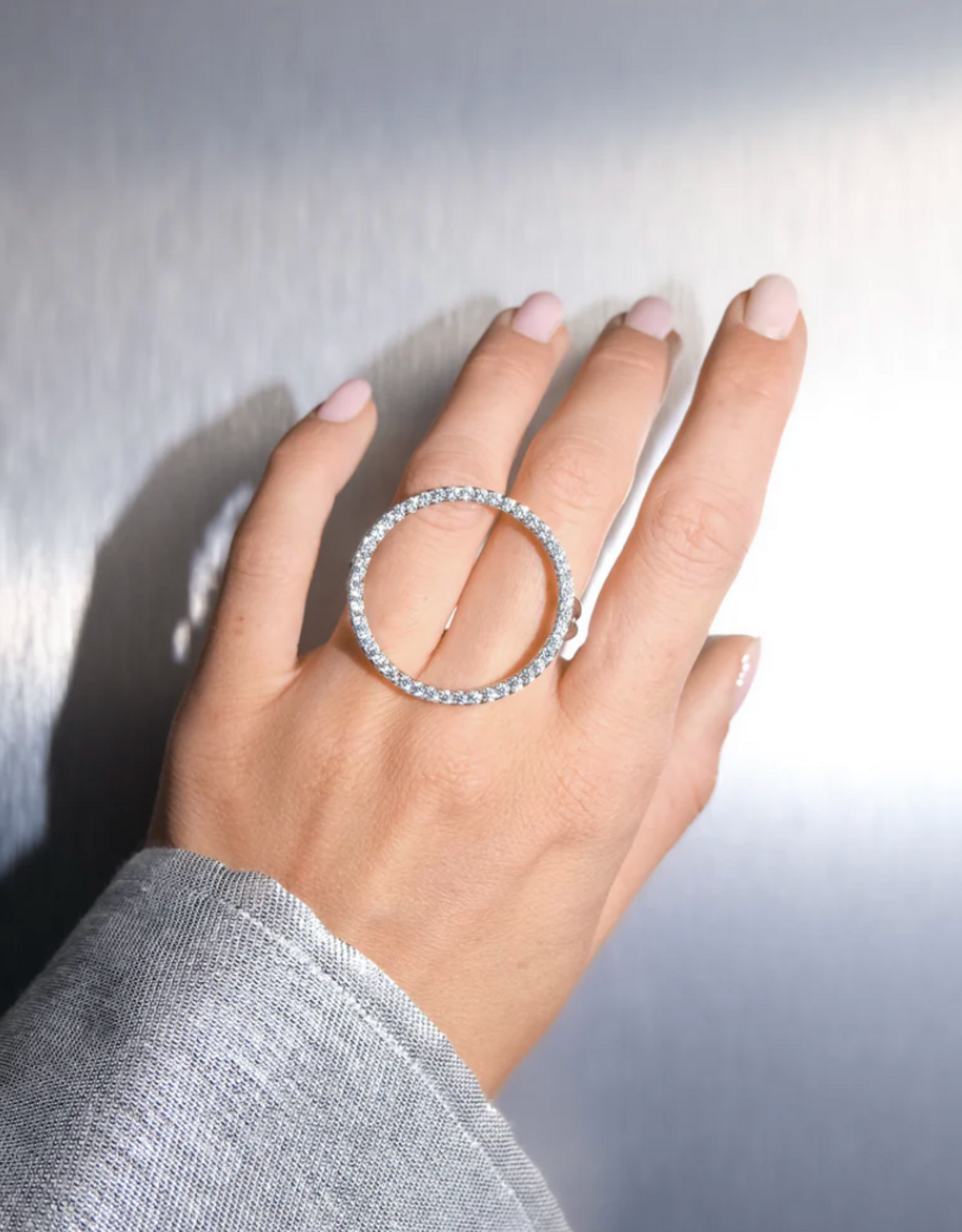 Billion Avenue Joy Diamond Ring - Silver - Billion Avenue