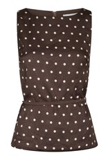 Top Big Dot 'Nassa' - Dark Brown - Neo Noir