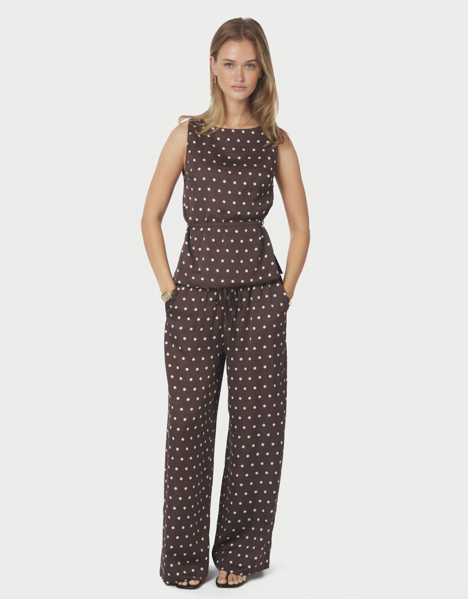 Top Big Dot 'Nassa' - Dark Brown - Neo Noir