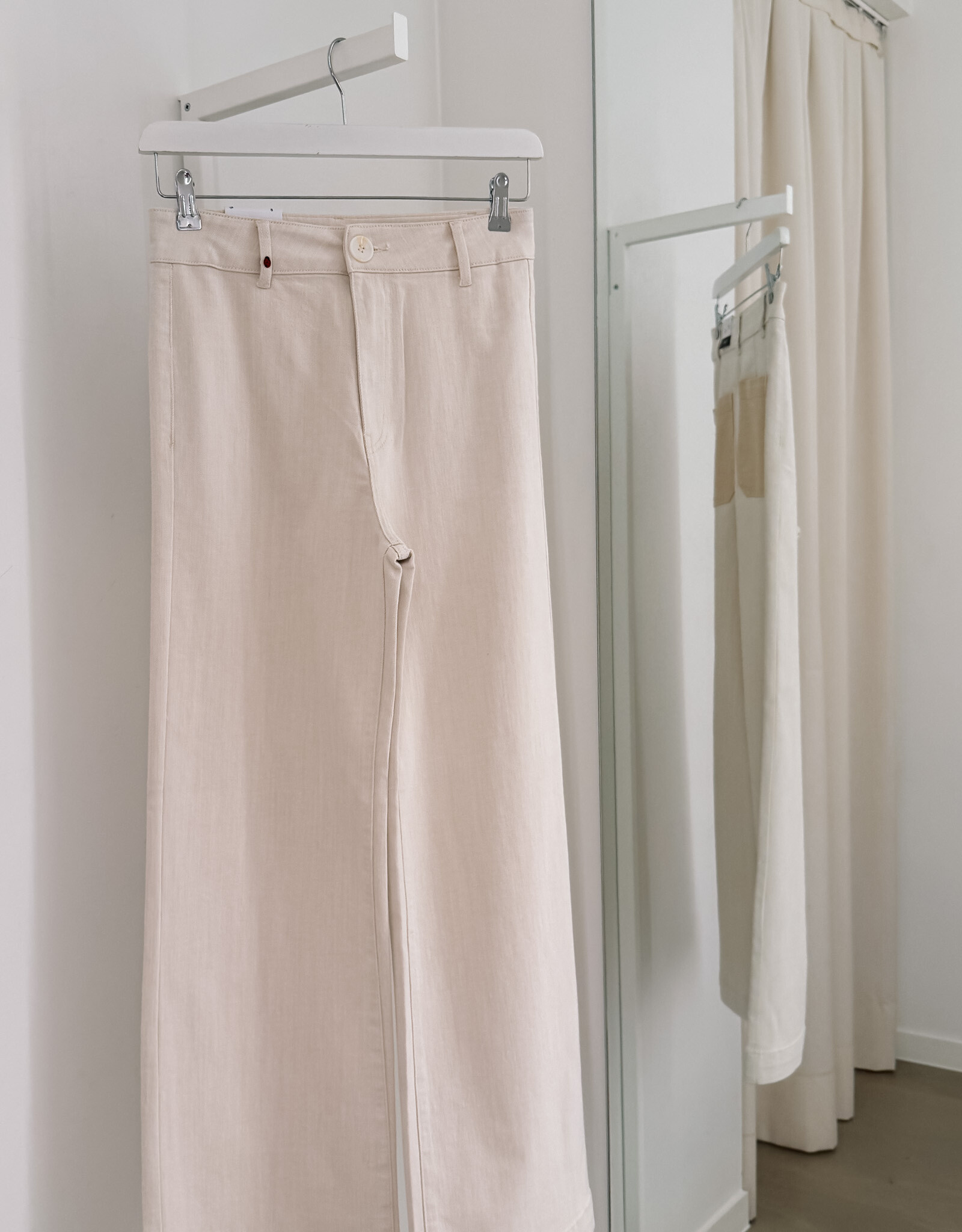 F.A.M. Jeans Wide 'Fauve' - Ecru - FL95WR - F.A.M.