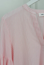 Bô-Dôme Blouse 'Raez' - Pink Stripe  - Bô-Dôme