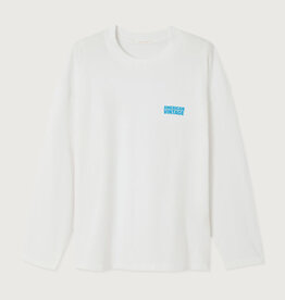 American Vintage T-Shirt Long Sleeve 'Gixy' - Blanc - Gix02C -  American Vintage