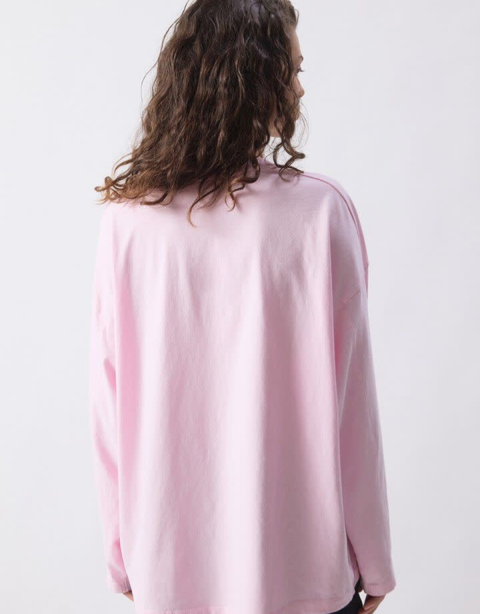 American Vintage T-Shirt Long Sleeve 'Gixy' - Barbe A Papa - Gix02C -  American Vintage