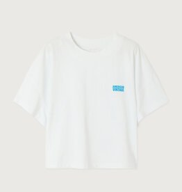 American Vintage T-Shirt Short Sleeve 'Gixy' - Blanc - Gix02B -  American Vintage