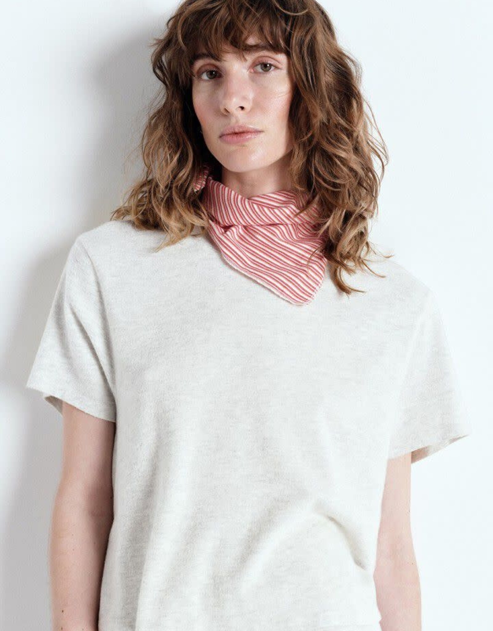 American Vintage T- Shirt Korte Mouw  'Ypawood' - Gris Chine  - Ypa02G -  American Vintage