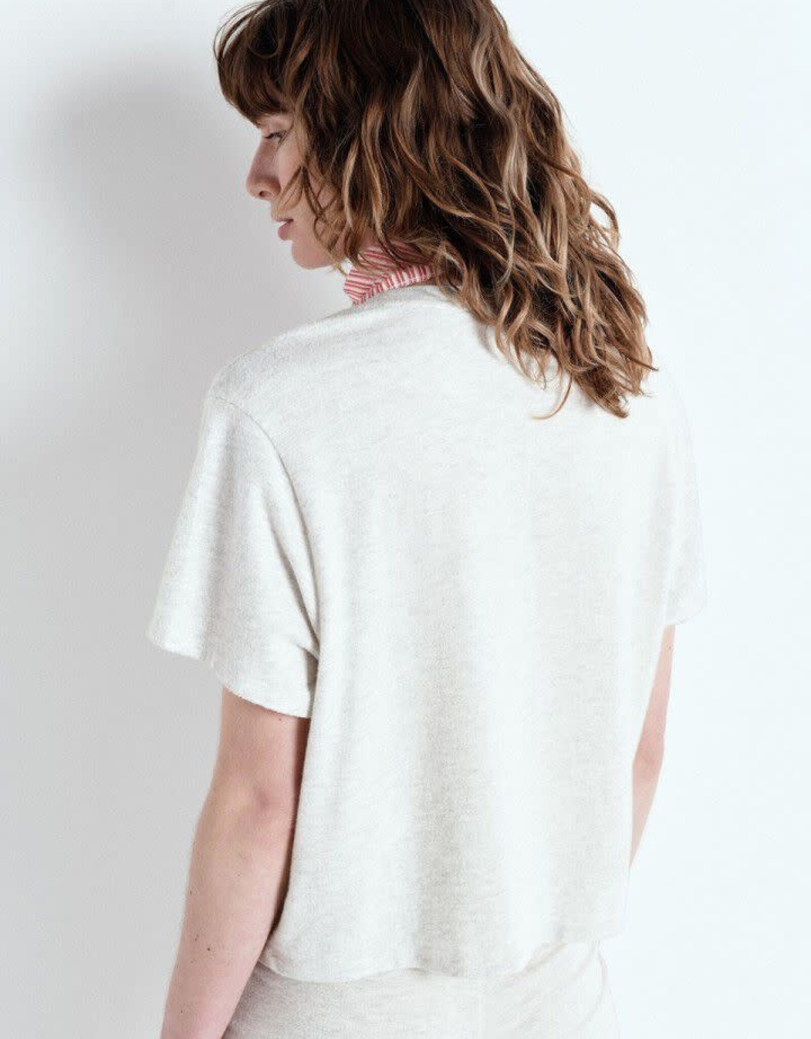 American Vintage T- Shirt Korte Mouw  'Ypawood' - Gris Chine  - Ypa02G -  American Vintage