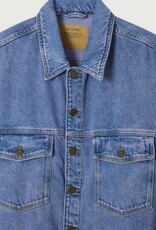 American Vintage Jeansvest 'Joybird' - Pink Blue - Joy16M -  American Vintage