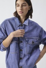 American Vintage Jeansvest 'Joybird' - Pink Blue - Joy16M -  American Vintage