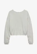 Catwalk Junkie Sweater 'Back Detailed' - Light Grey Melange - Catwalk Junkie
