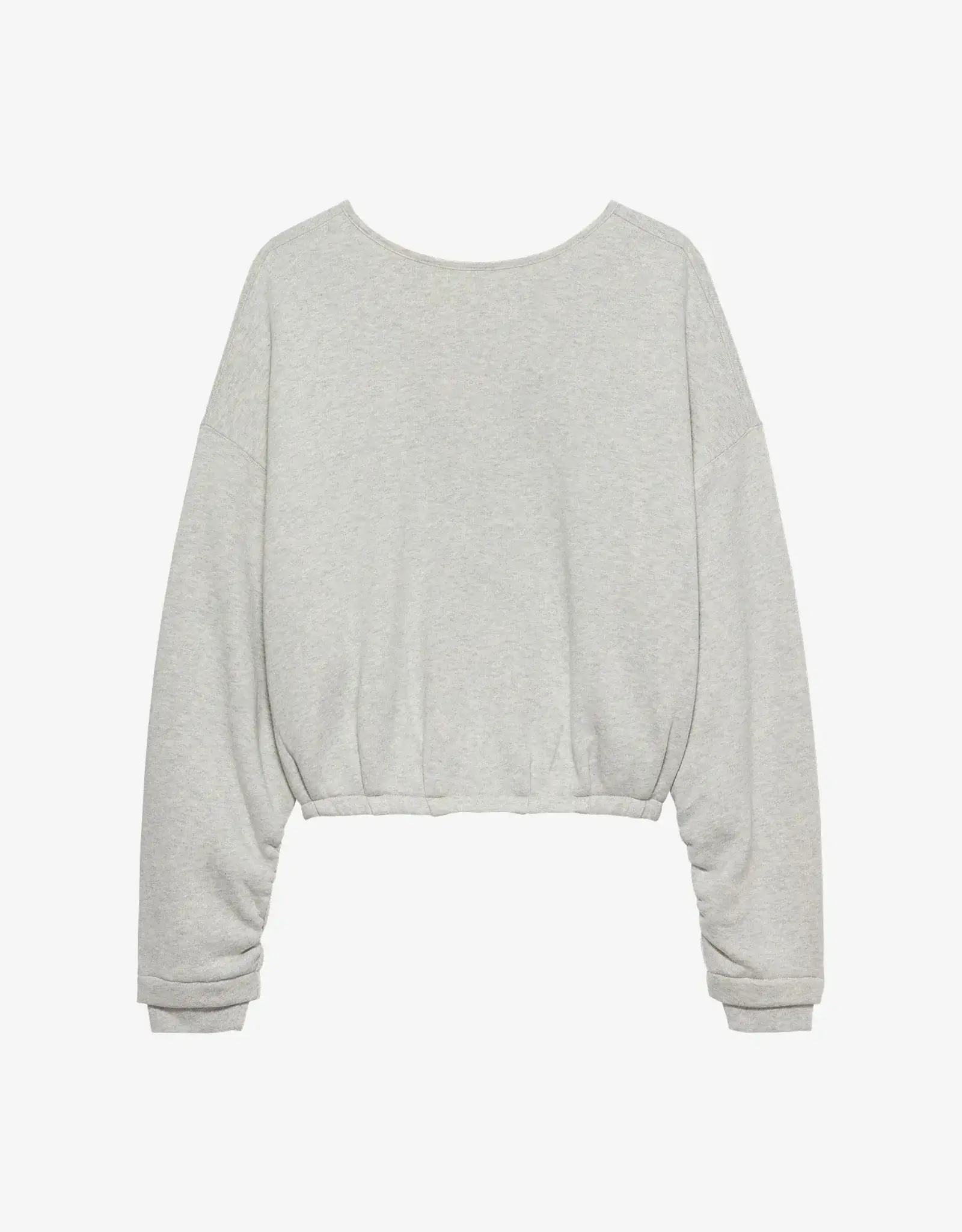 Catwalk Junkie Sweater 'Back Detailed' - Light Grey Melange - Catwalk Junkie