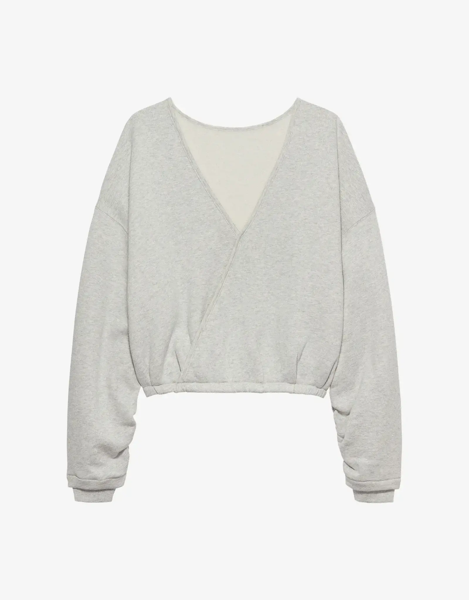 Catwalk Junkie Sweater 'Back Detailed' - Light Grey Melange - Catwalk Junkie