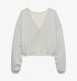 Catwalk Junkie Sweater 'Back Detailed' - Light Grey Melange - Catwalk Junkie