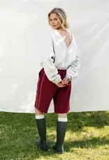 Catwalk Junkie Sweater 'Back Detailed' - Light Grey Melange - Catwalk Junkie