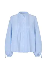 Lollys Laundry Blouse 'Lanna' - Light Blue - Lollys Laundry