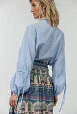 Lollys Laundry Blouse 'Lanna' - Light Blue - Lollys Laundry