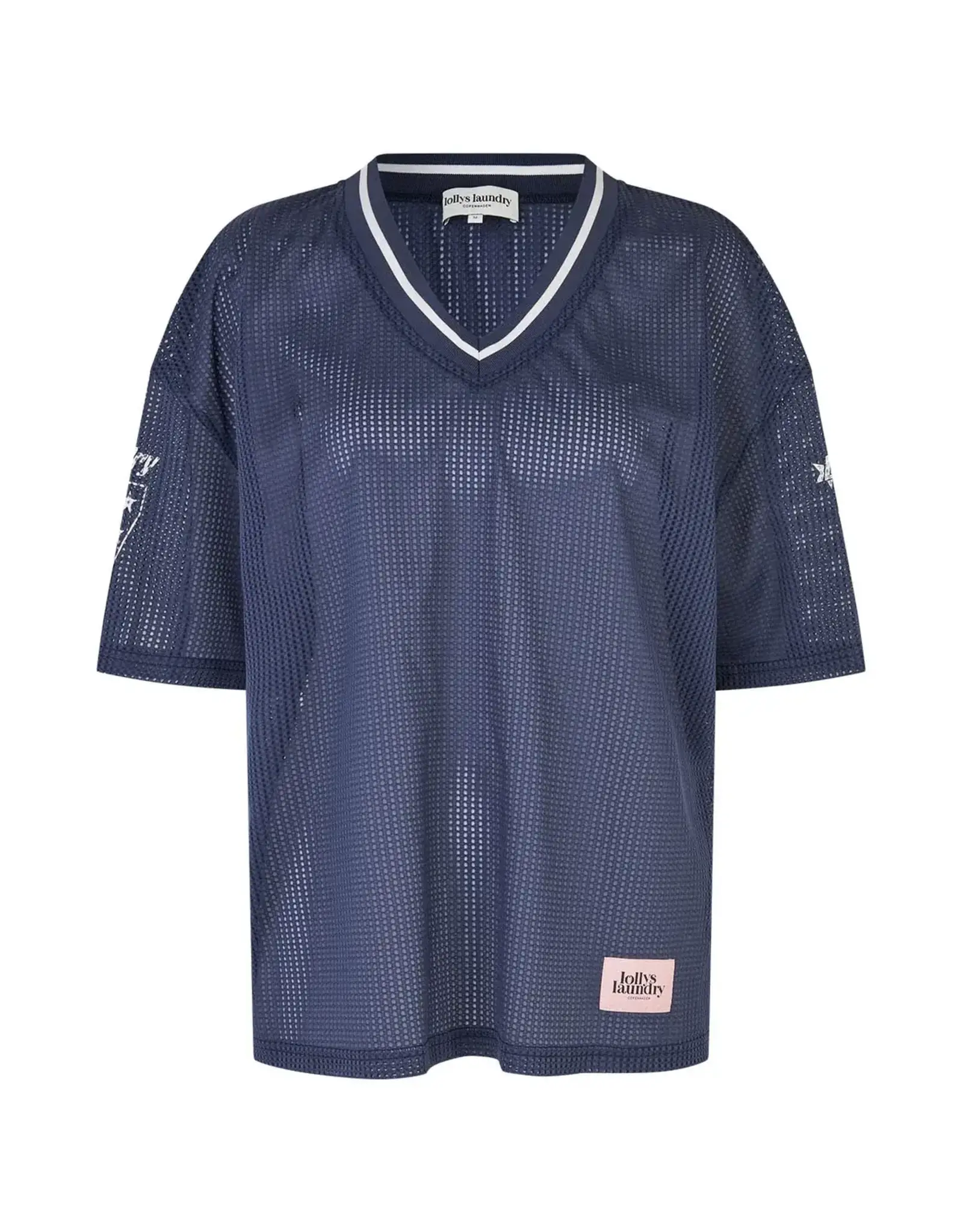 Lollys Laundry Sports Tee 'Kamilla' - Dark Blue - Lollys Laundry