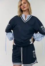 Lollys Laundry Sports Tee 'Kamilla' - Dark Blue - Lollys Laundry