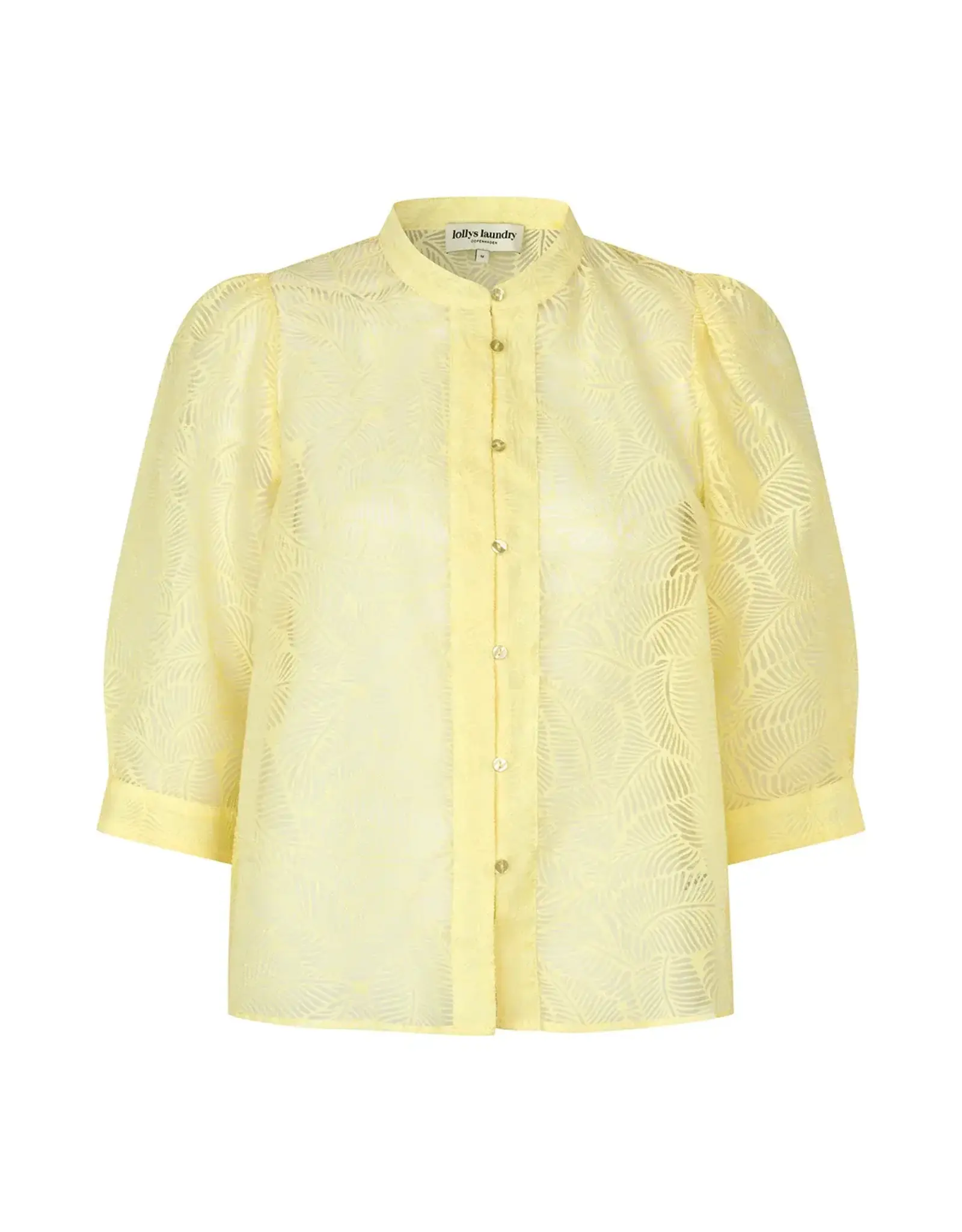 Lollys Laundry Blouse 'Bono' - Light Yellow - Lollys Laundry
