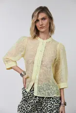 Lollys Laundry Blouse 'Bono' - Light Yellow - Lollys Laundry