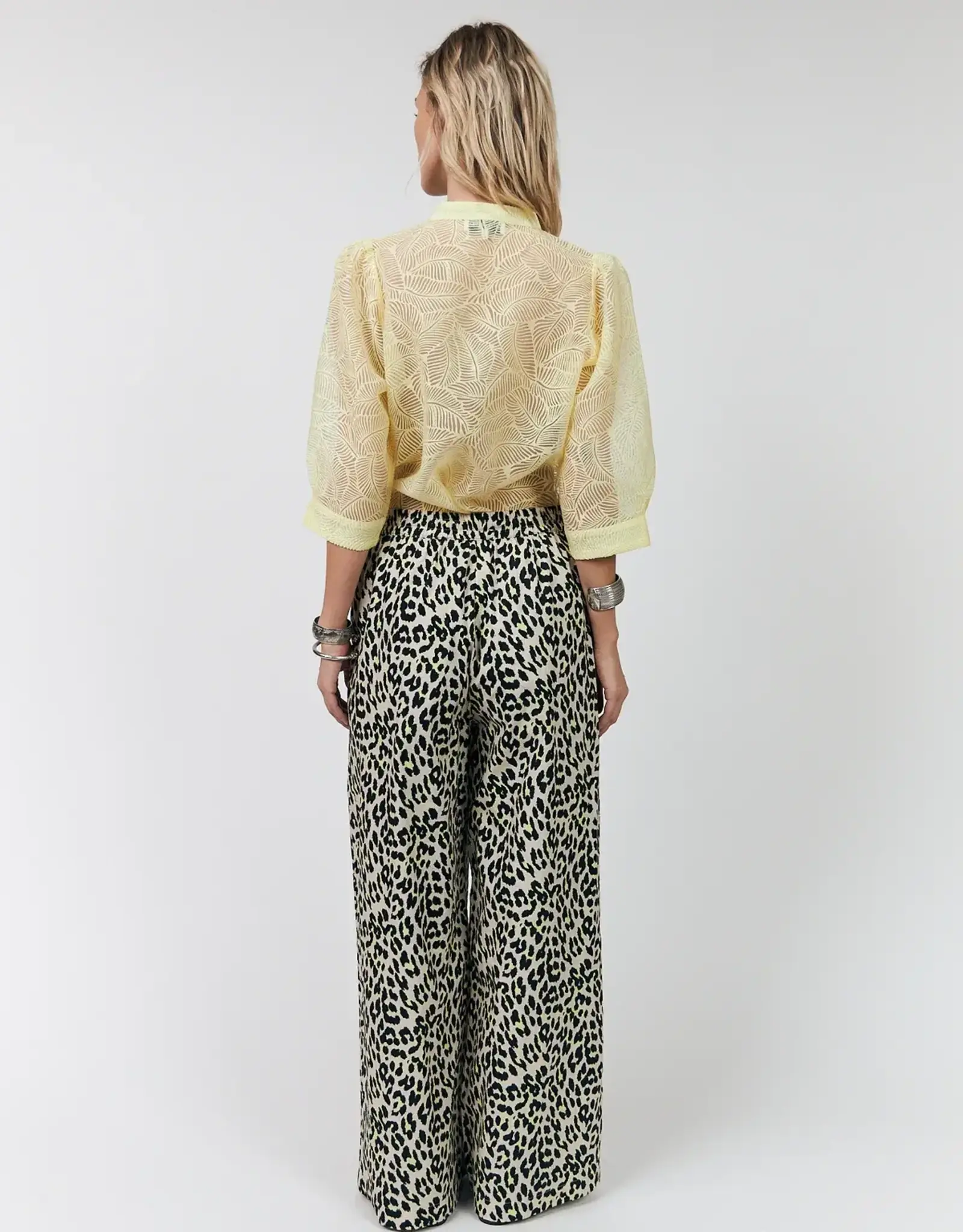 Lollys Laundry Blouse 'Bono' - Light Yellow - Lollys Laundry