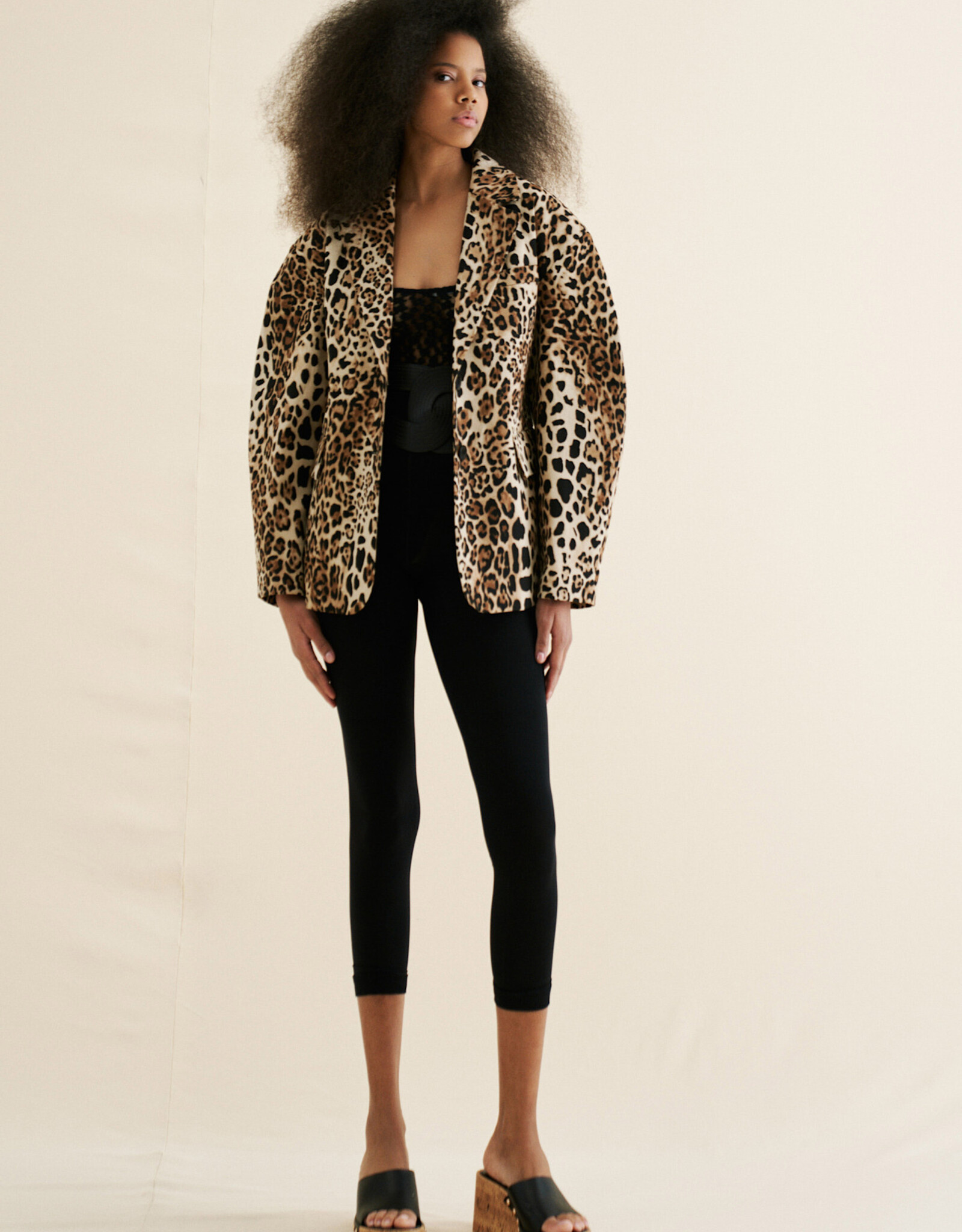 The Golden House Lum Blazer 'Olga' - Leopard