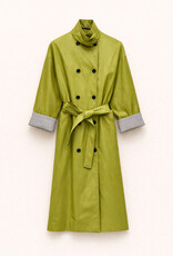 The Golden House Lum Trench 'Leah' - Verde Olive