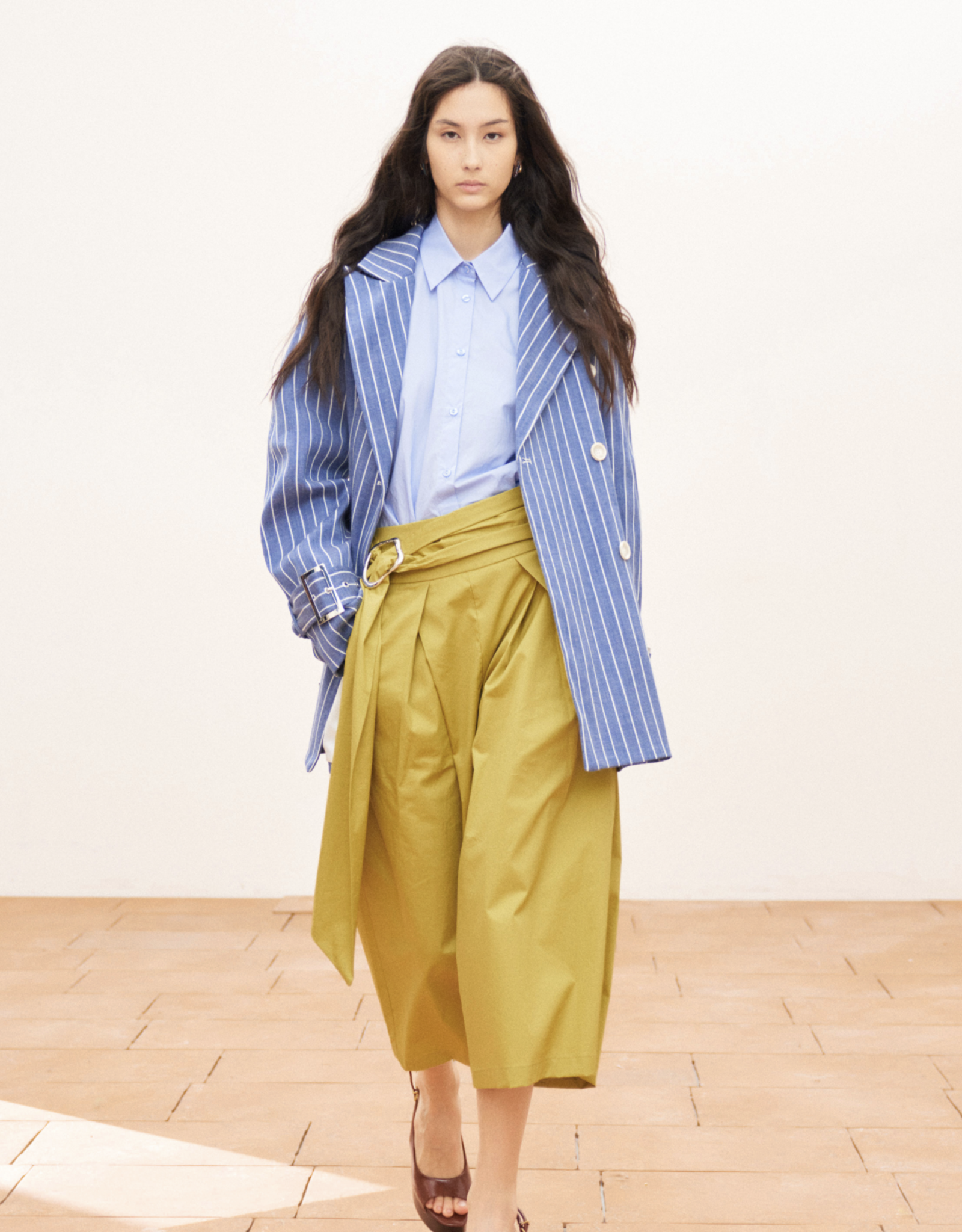 The Golden House Lum Bermuda 'Izzy' - Verde Olive