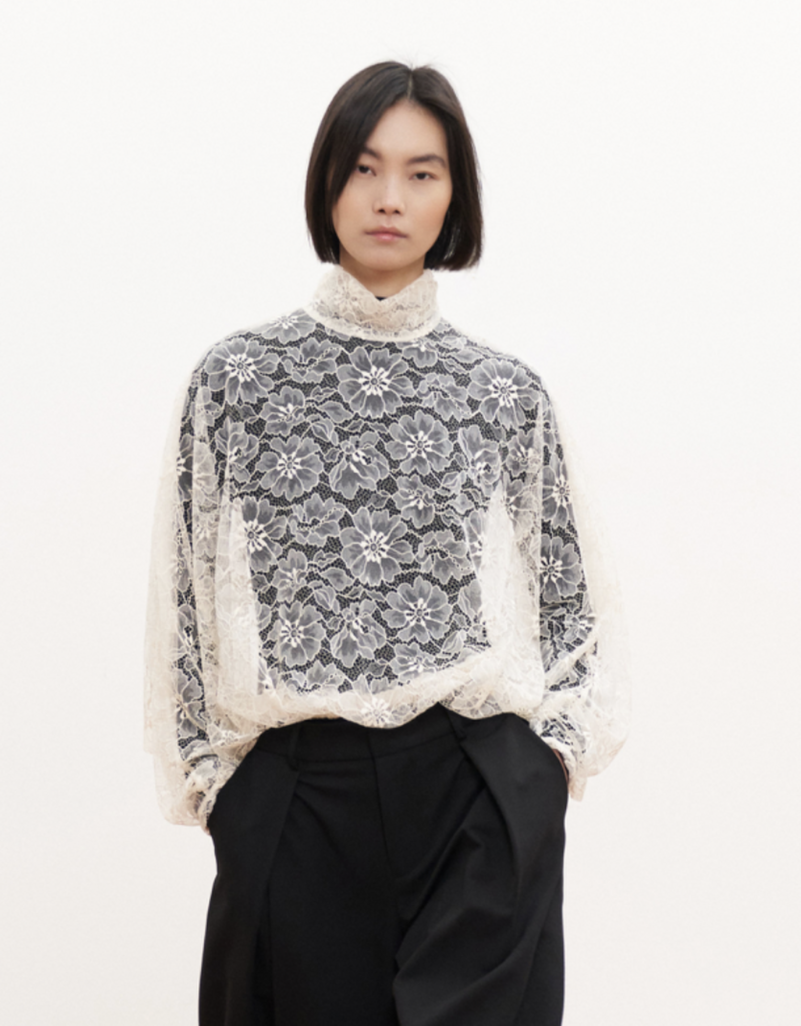 The Golden House Lum Blouse 'Loes' - Panna TU