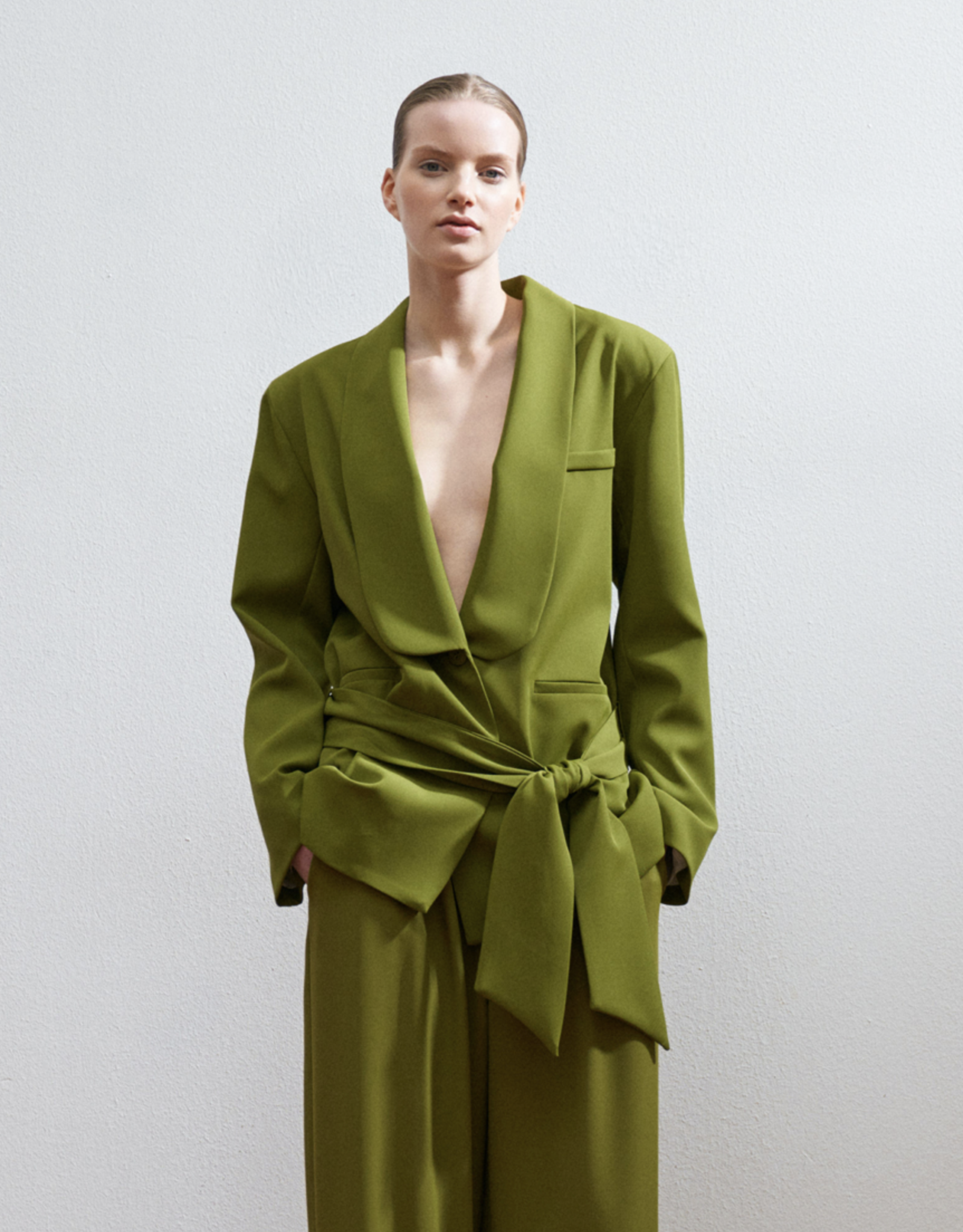 The Golden House Lum Blazer 'Indra' - Olive