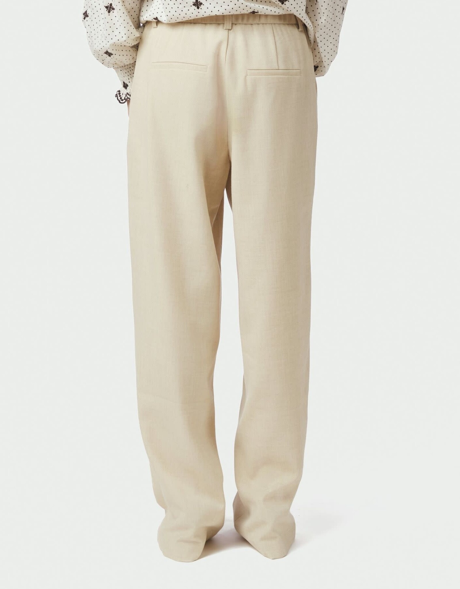 Broek Melange 'Emmett' - Beige Melange - Neo Noir