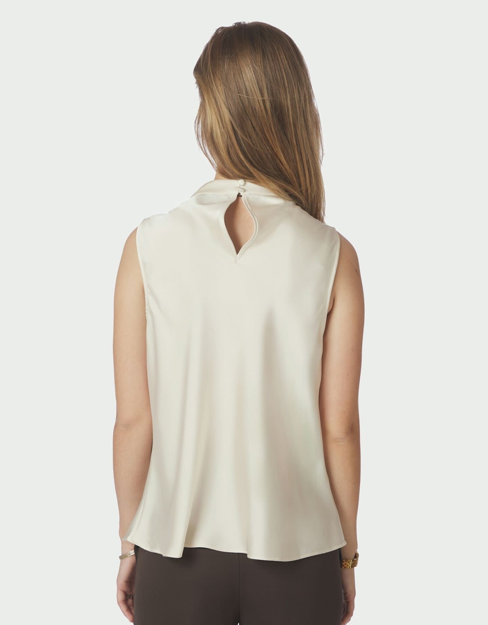 Top Satin 'Isola' - Creme - Neo Noir