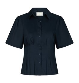 Blouse Poplin 'Balara' - Navy - Neo Noir