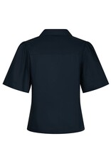 Blouse Poplin 'Balara' - Navy - Neo Noir