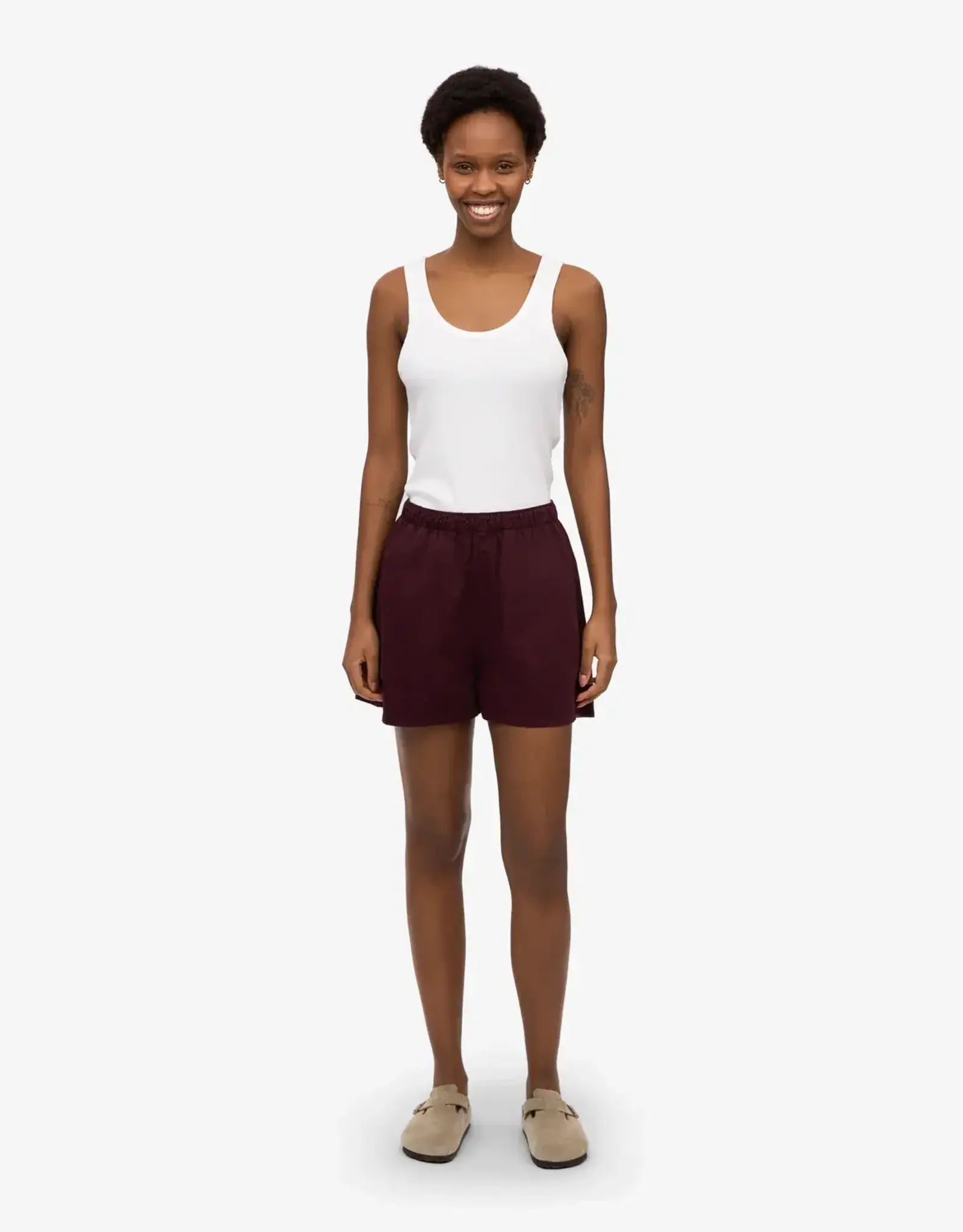 Colorful Standard Short 'Organic Twill' - Oxblood Red - Colorful Standard