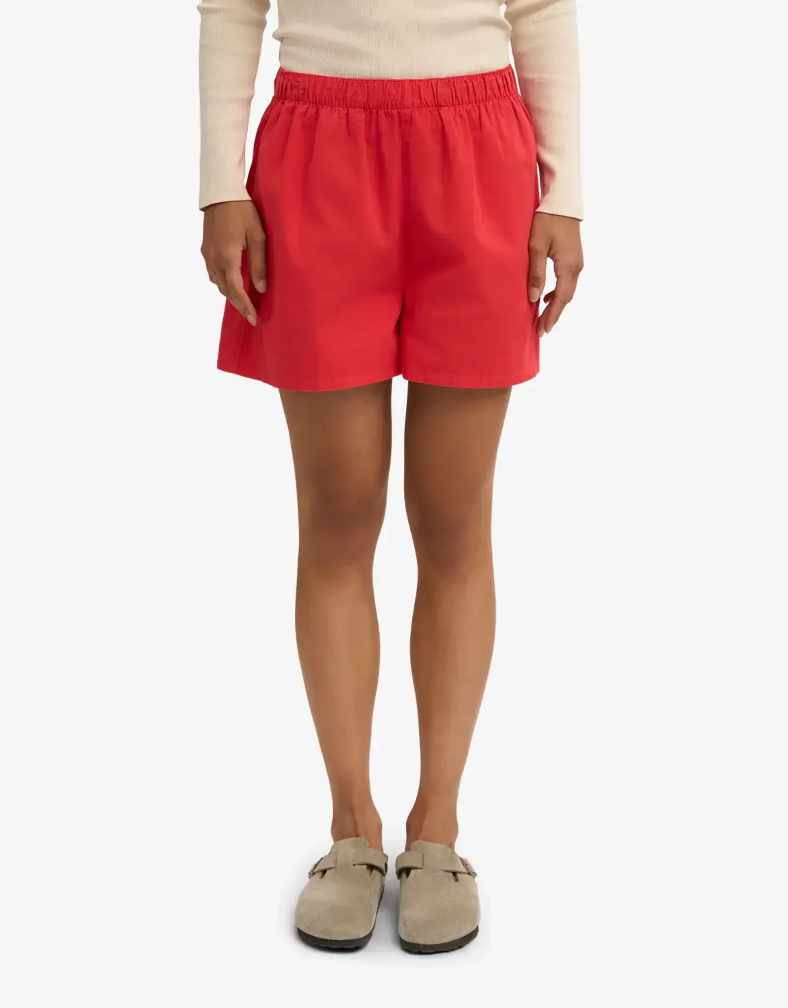 Colorful Standard Short 'Organic Twill' - Red Tangerine - Colorful Standard