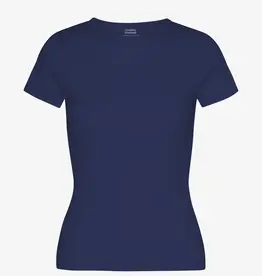 Colorful Standard T-Shirt 'Organic Rib SS' - Marine Blue  - Colorful Standard